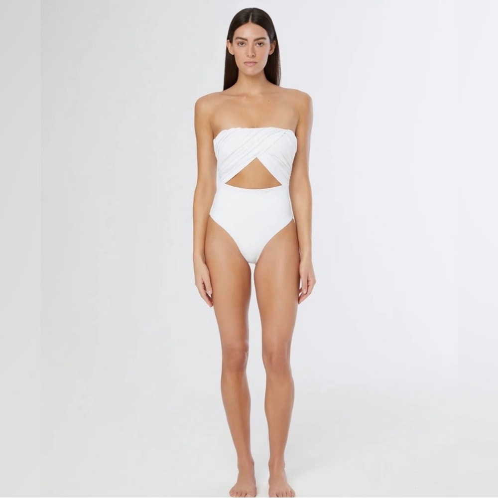 Onia White one piece swimsuit (NWT)
